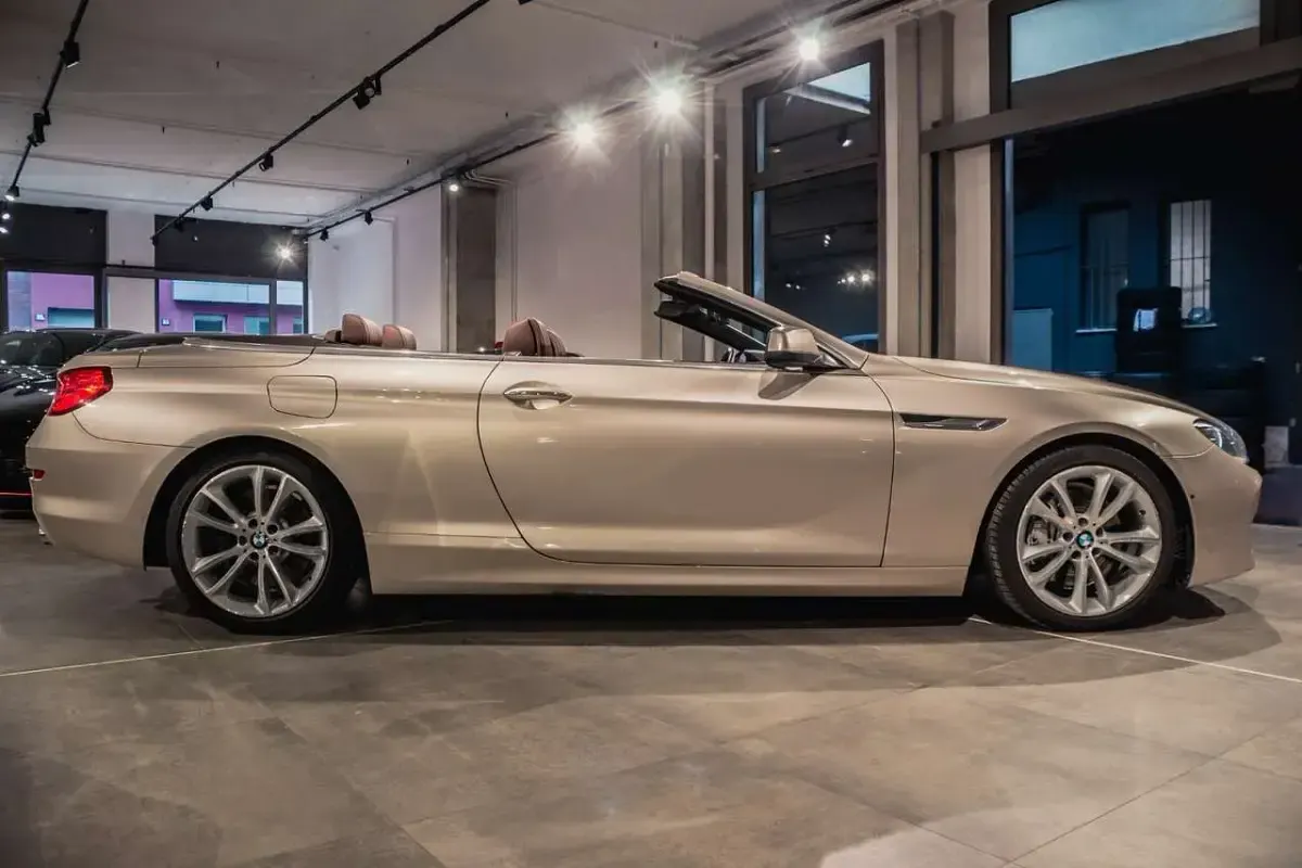 Usata BMW 640 Cabriolet 320 CV (235 kW) 2013 Argento Cabrio