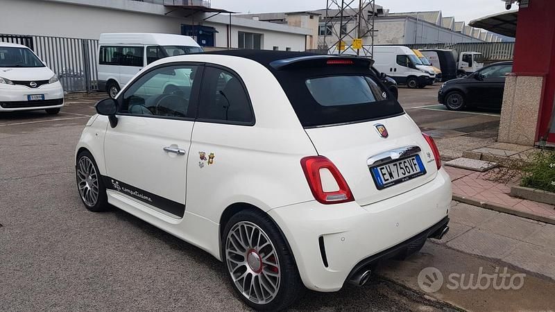 Usata Abarth 595C Competizione 160 CV (117 kW) 2014 Bianco Cabrio