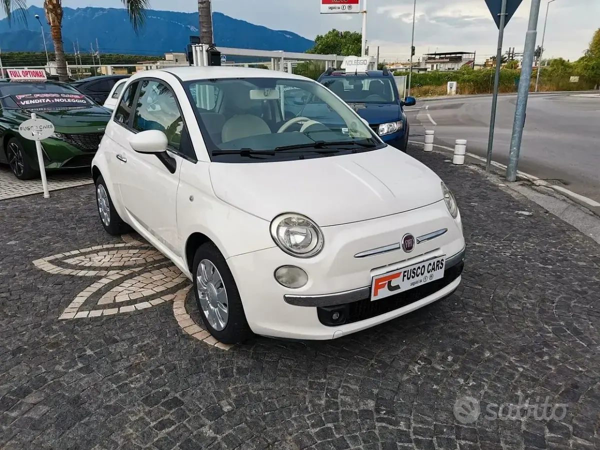 Usata Fiat 500 Pop 69 CV (50 kW) 2009 Bianco Cabrio