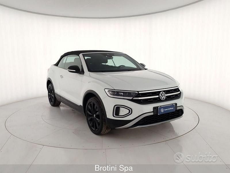 Usata VW T-Roc Cabriolet Style 150 CV (110 kW) 2023 Bianco Cabrio