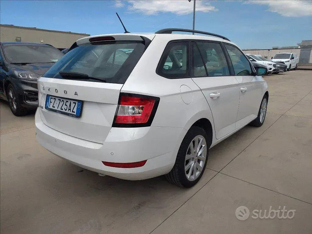 Usata Skoda Fabia Design Edition 95 CV (69 kW) 2020 Bianco Utilitaria