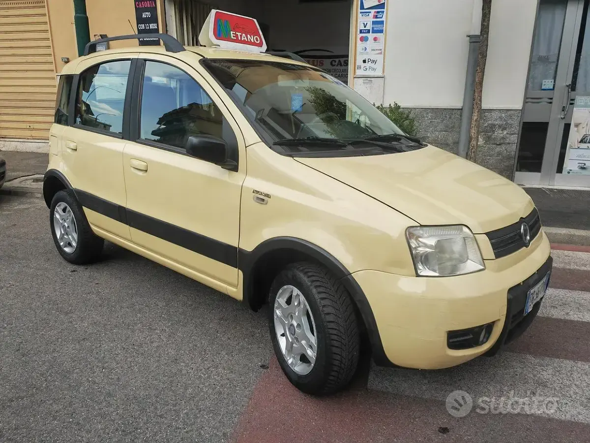 Usata Fiat Panda Climbing 60 CV (44 kW) 2008 Giallo Utilitaria
