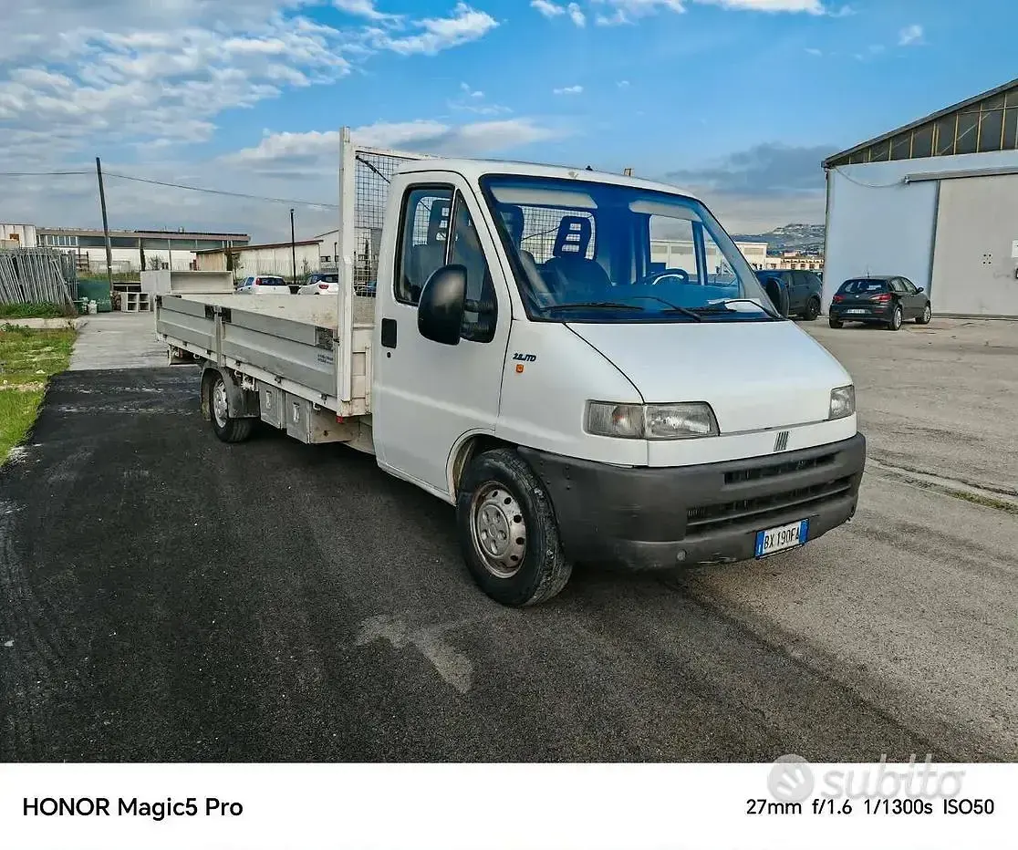 Usata Fiat Ducato 86 CV (63 kW) 2001 Bianco Furgone