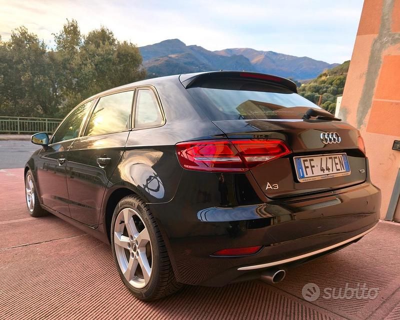 Usata Audi A3 110 CV (80 kW) 2016 Nero Berlina