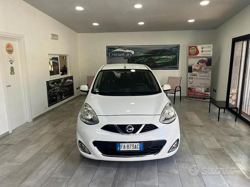 Usata Nissan Micra Acenta 80 CV (58 kW) 2015 Bianco Berlina