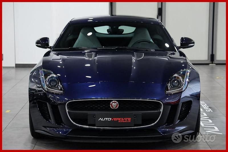 Usata Jaguar F-Type 340 CV (250 kW) 2017 Blu Coupé