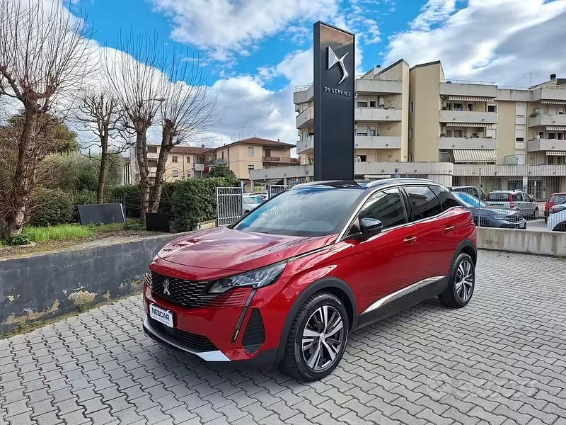 Usata Peugeot 3008 Allure 131 CV (96 kW) 2021 Rosso SUV