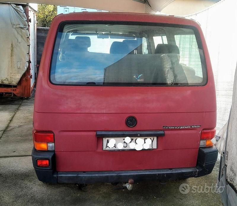 Usata VW Transporter S 110 CV (80 kW) 1993 Rosso Furgone