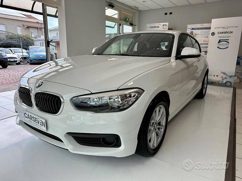 Usata BMW 114 Efficient Dynamics 95 CV (69 kW) 2016 Bianco Utilitaria