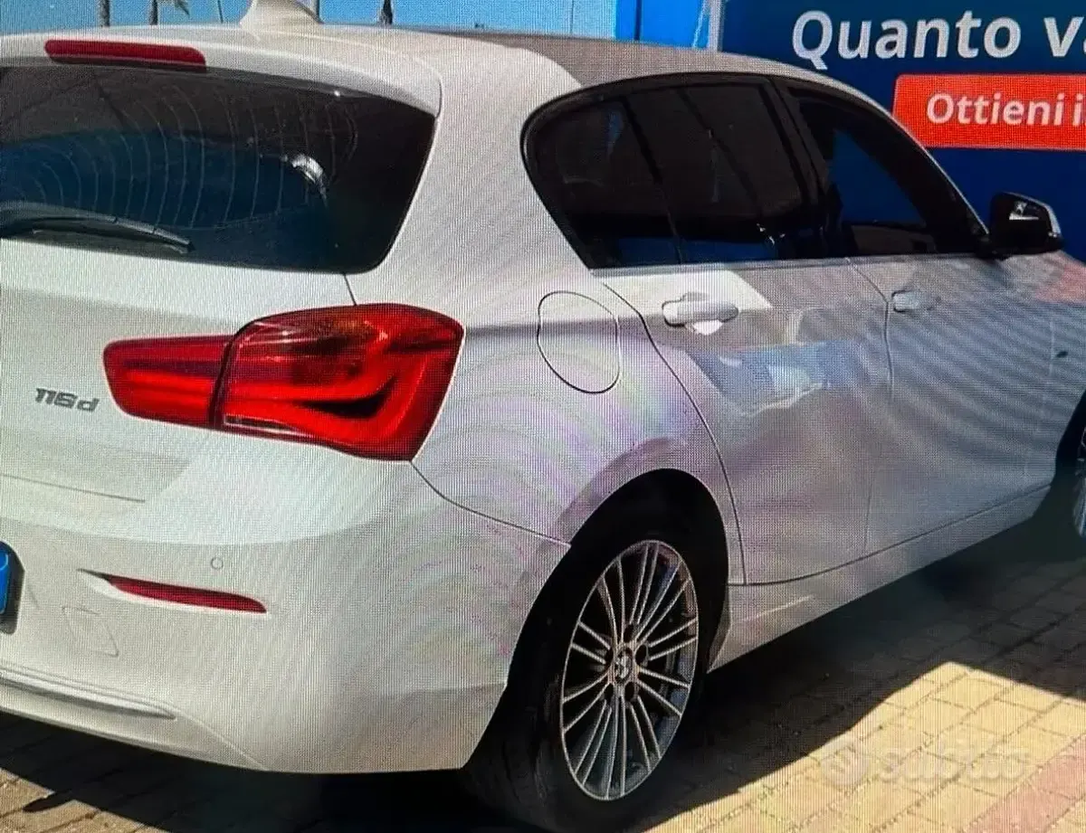 Usata BMW 116 116 CV (85 kW) 2017 Bianco Utilitaria