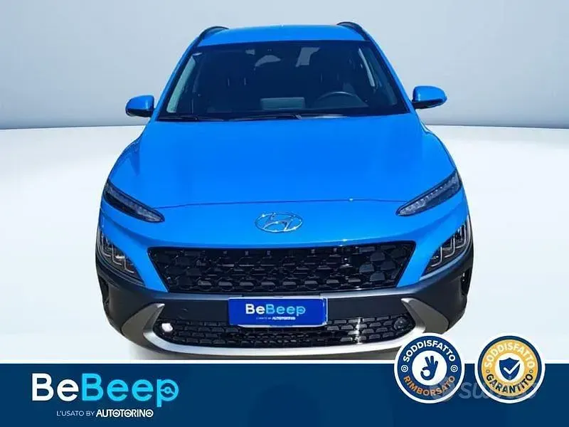 Usata Hyundai Kona 141 CV (103 kW) 2022 Blu metallizzato SUV