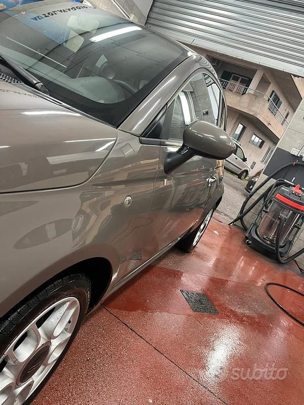 Usata Fiat 500 75 CV (55 kW) 2010 Marrone Berlina