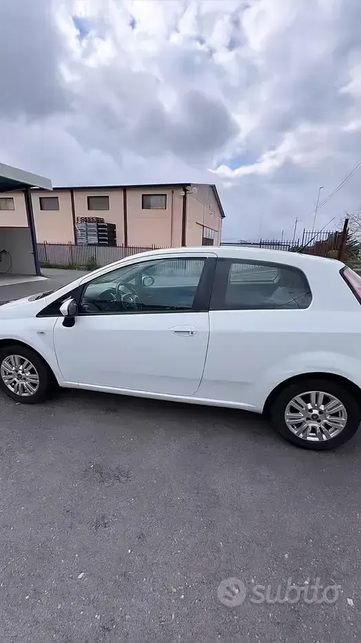 Usata Fiat Punto 75 CV (55 kW) 2013 Bianco Utilitaria