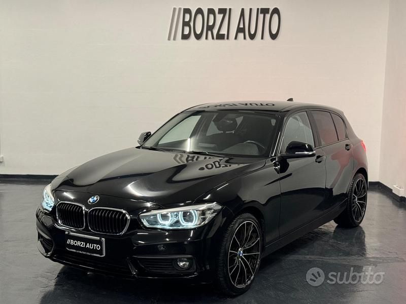 Nero Usata 2017 BMW 118 Sport Line Due volumi | 15.900 € (Buon prezzo) - Immagine 1/4