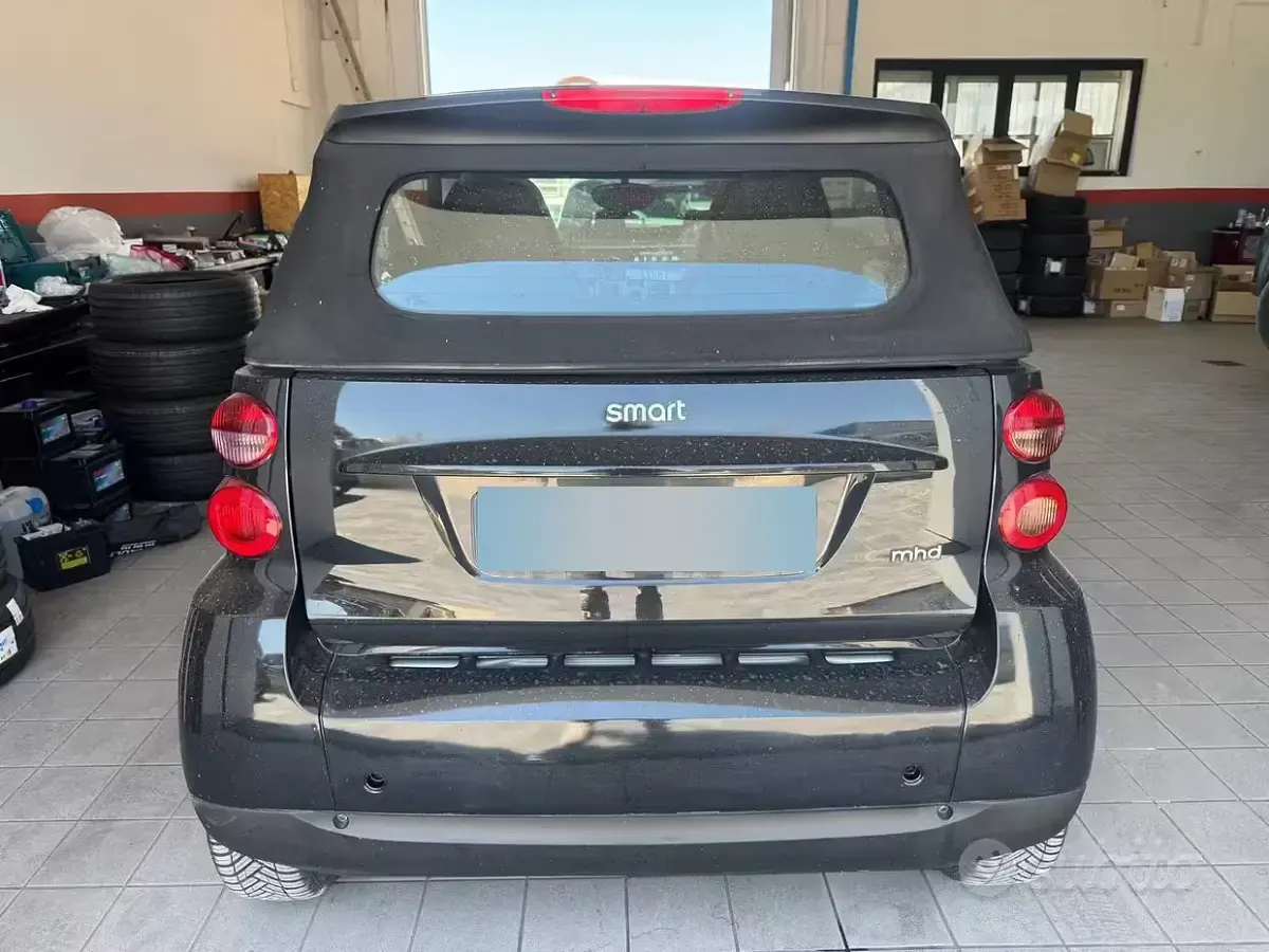 Usata Smart ForTwo Cabrio 71 CV (52 kW) 2009 Nero Cabrio