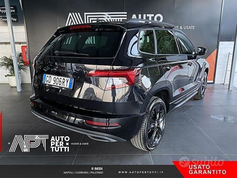 Usata Skoda Karoq SportLine 116 CV (85 kW) 2021 Nero SUV