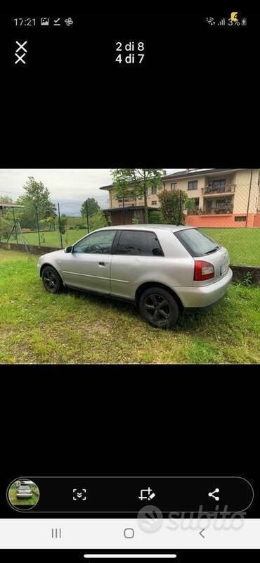 Grigio Usata 2000 Audi A3 Tre volumi | 350 € (Super prezzo) - Immagine 1/4