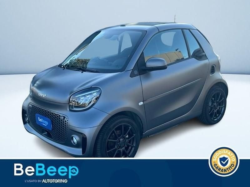 Grigio metallizzato Usata 2021 Smart ForTwo Electric Drive Cabrio | 13.800 € (Buon prezzo) - Immagine 1/3