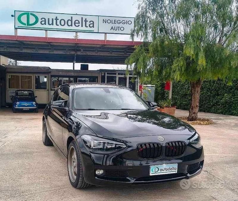 Usata BMW 118 Sport Line 142 CV (104 kW) 2013 Nero Utilitaria