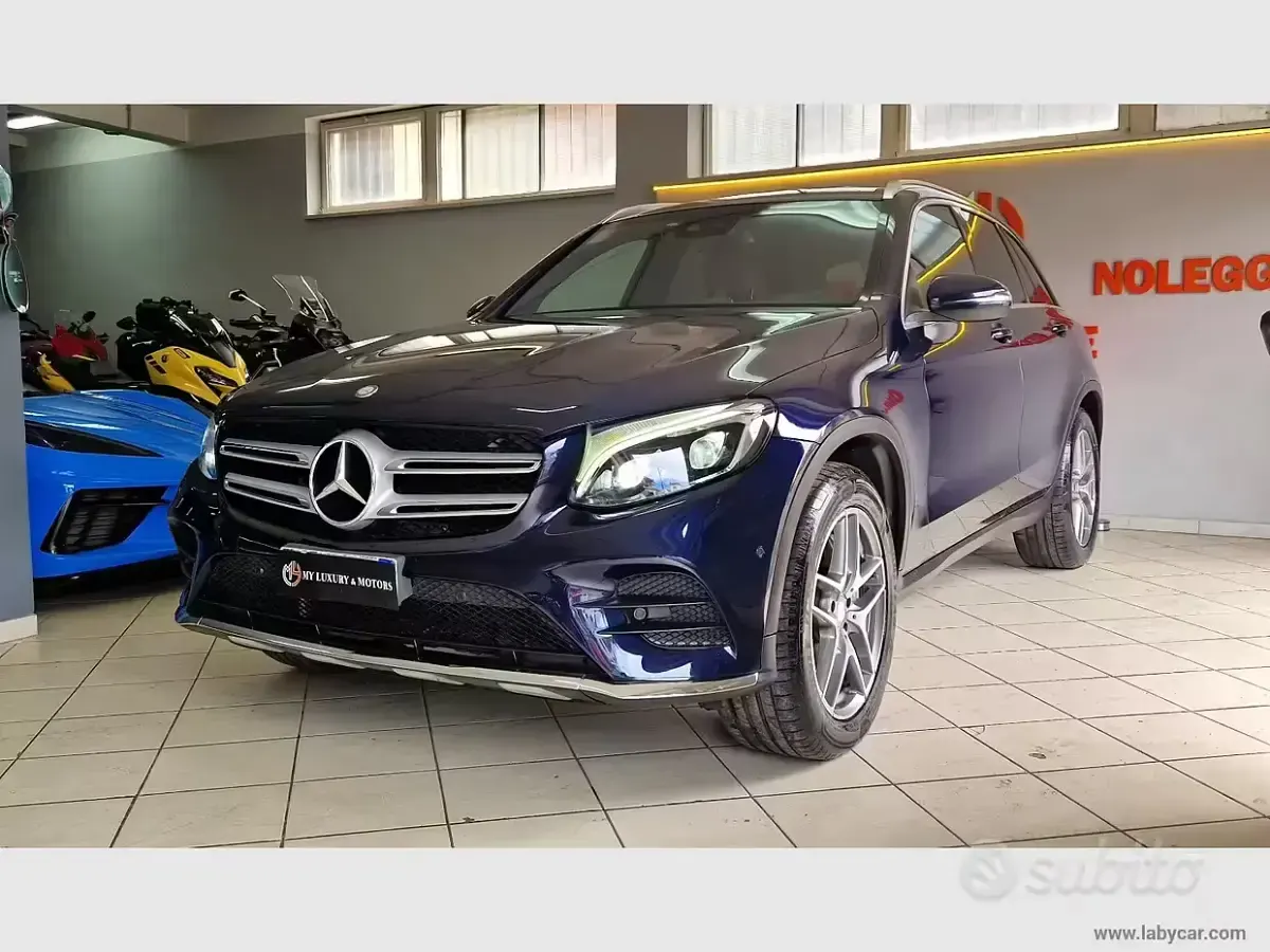 Usata Mercedes GLC250 Premium 204 CV (150 kW) 2016 Blu/azzurro SUV