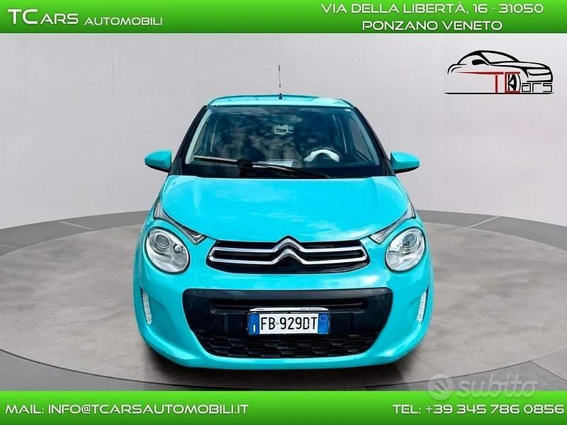 Begagnad Citroën C1 69 HK (50 kW) 2016 Blå Halvkombi