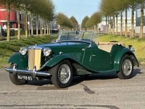Usata MG TD 54 CV (39 kW) 1952 Verde Cabrio