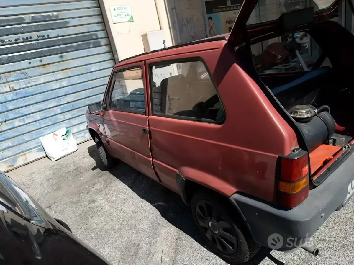 Usata Fiat Panda 54 CV (39 kW) 2002 Rosso Berlina