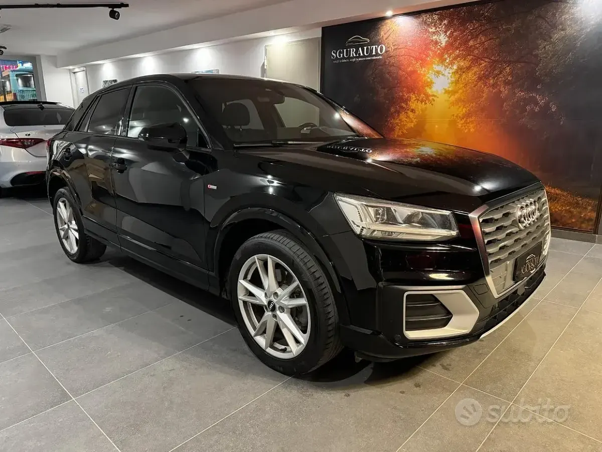 Usata Audi Q2 S-Line 116 CV (85 kW) 2018 Nero SUV