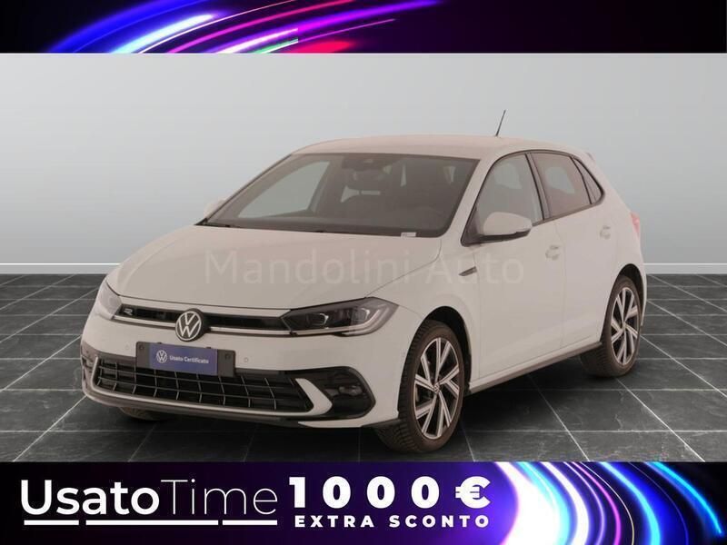 Bianco Usata 2022 VW Polo R-line Tre volumi | 18.900 € (Buon prezzo) - Immagine 1/4