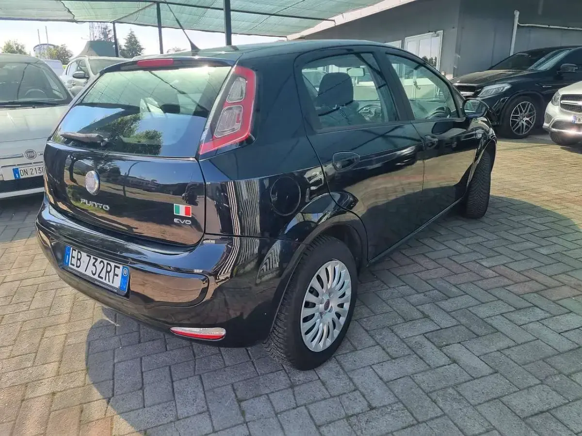 Usata Fiat Punto Evo Active 65 CV (47 kW) 2010 Nero Utilitaria