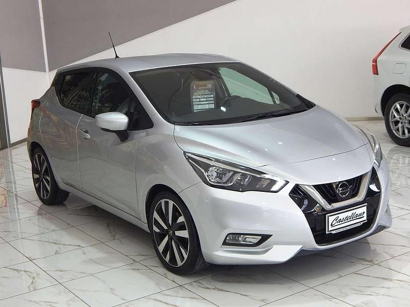 Usata Nissan Micra Tekna 90 CV (66 kW) 2017 Grigio Utilitaria