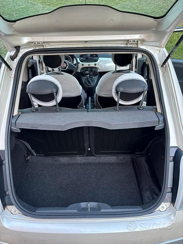 Usata Fiat 500 69 CV (50 kW) 2009 Bianco Cabrio