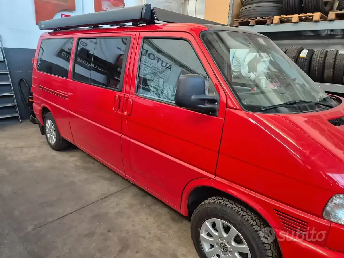 Usata VW T4 102 CV (75 kW) 1998 Rosso Furgone