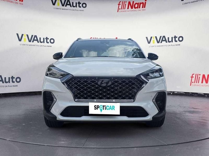 Usata Hyundai Tucson N Line 116 CV (85 kW) 2020 Bianco SUV