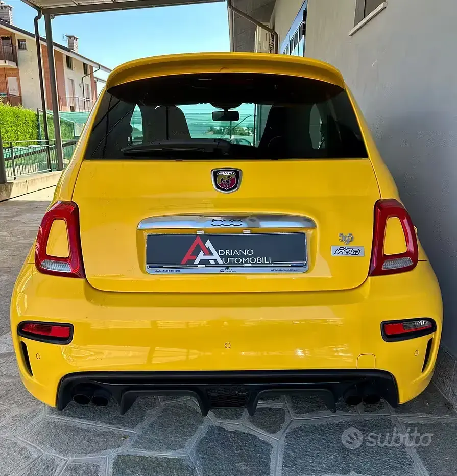 Usata Abarth 595 Pista 160 CV (117 kW) 2018 Giallo SUV