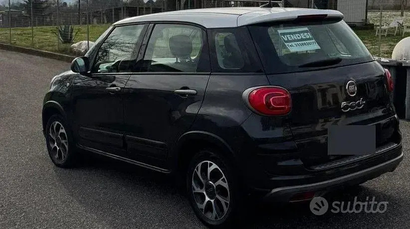 Usata Fiat 500L Cross 95 CV (69 kW) 2019 Nero Monovolume