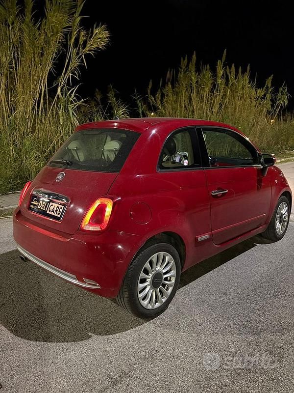 Usata Fiat 500 Lounge 69 CV (50 kW) 2015 Rosso Berlina