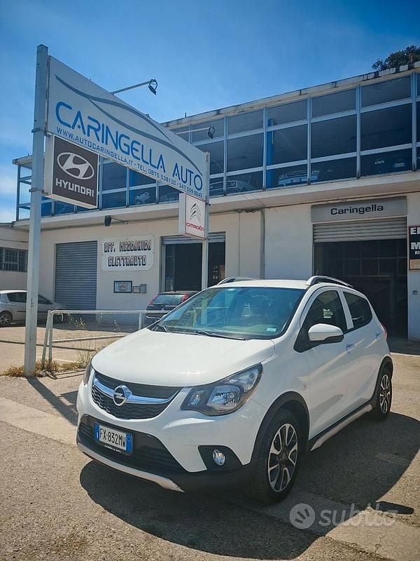 Bianco Usata 2019 Opel Karl Rocks Due volumi | 8700 € (Buon prezzo) - Immagine 1/4