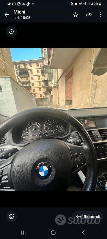 Usata BMW X3 177 CV (130 kW) 2011 Bianco SUV