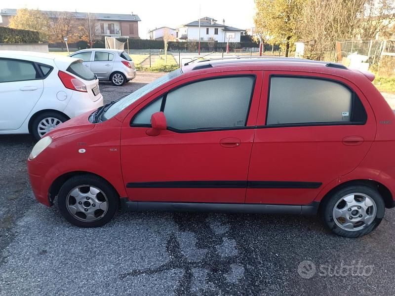 Usata Chevrolet Matiz SX 67 CV (49 kW) 2008 Rosso Utilitaria