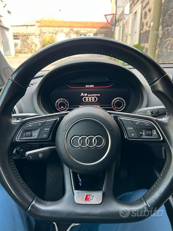Usata Audi A3 184 CV (135 kW) 2016 Nero Berlina