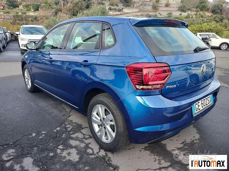 Usata VW Polo Comfortline 95 CV (69 kW) 2021 Blu Berlina