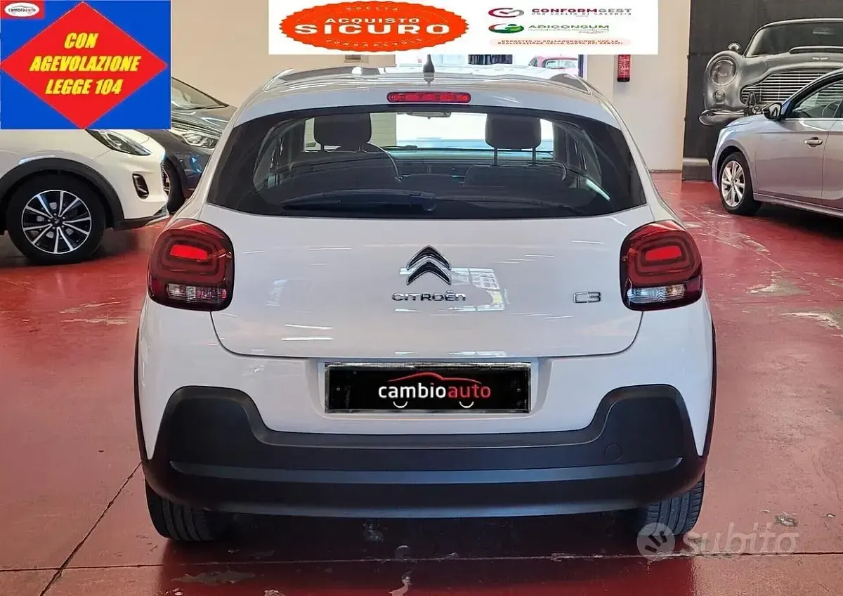 Usata Citroën C3 Feel 102 CV (75 kW) 2020 Bianco Utilitaria