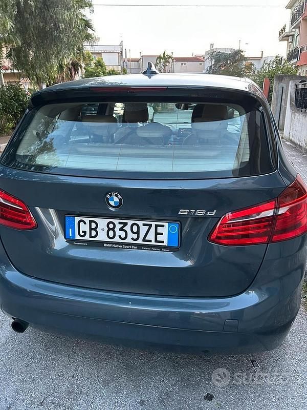 Usata BMW 218 Active Tourer 150 CV (110 kW) 2016 Blu Monovolume
