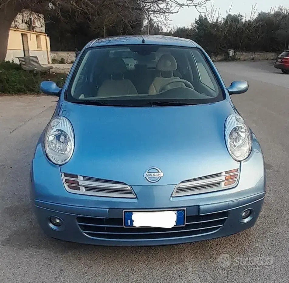 Usata Nissan Micra Visia 68 CV (50 kW) 2006 Blu Berlina