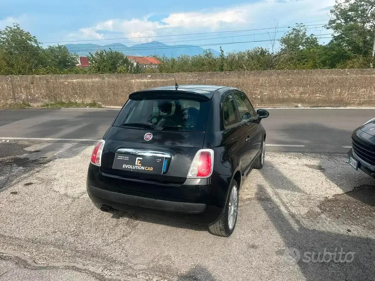Usata Fiat 500 Lounge 69 CV (50 kW) 2009 Nero Cabrio