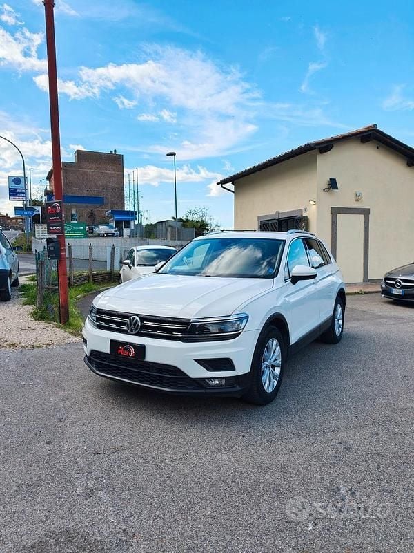 Usata VW Tiguan Business 115 CV (84 kW) 2018 Bianco SUV