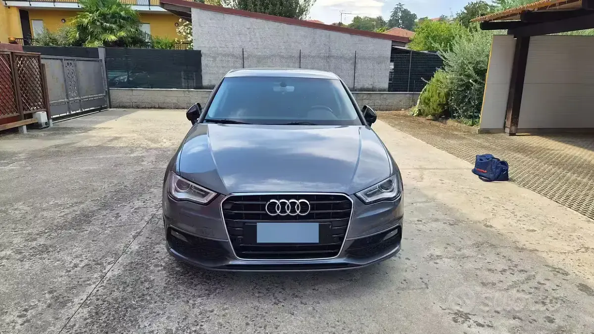 Usata Audi A3 S-Line 110 CV (80 kW) 2016 Grigio Berlina