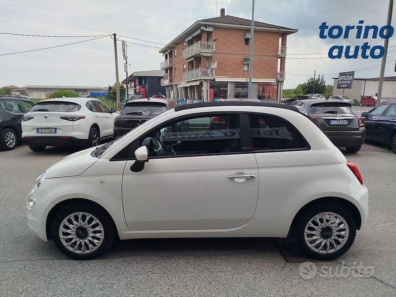Usata Fiat 500C Lounge 70 CV (51 kW) 2020 Bianco Cabrio