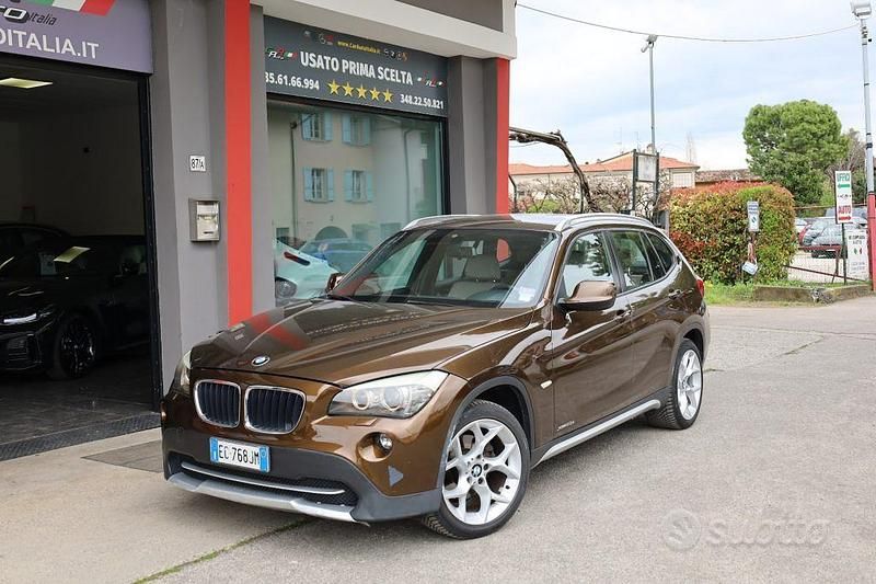 Usata BMW X1 xLine 177 CV (130 kW) 2010 Marrone SUV